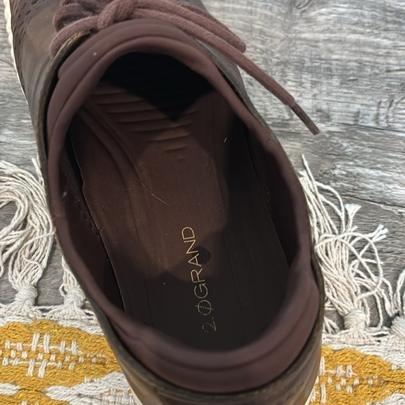 Cole Haan Men’s ZeroGrand Wingtip Oxford – Brown – Size 11.5 – Style C23834 - Picture 8 of 9